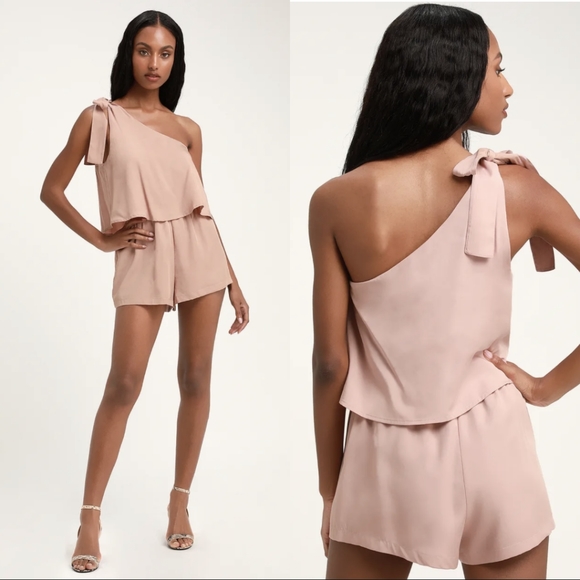 Lulus Pants - NWT Lulus Destined For Chicness One Shoulder Romper